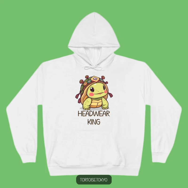 Cozy Funny Kawaii Tortoise Headwear Hoodie: Warmth and Curious Humorous Gift