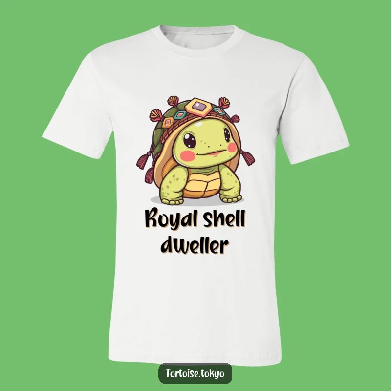 Funny Kawaii Tortoise Headwear T-Shirt: Curious Style, Great Humorous Gift
